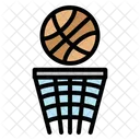 Aro de baloncesto  Icono