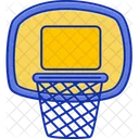 Aro de baloncesto azul  Icono