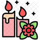 Relaxation Spa Candle Icon