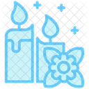 Relaxation Spa Candle Icon