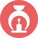 Aroma Candle Aromatherapy Fragrant Candle Icon