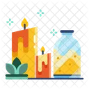 Aroma Therapy Massage Candle Icon