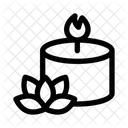 Aromatherapie-Kerze  Symbol