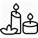 Aromatherapie-Kerzen  Symbol