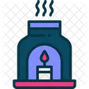 Aromatherapy Candle Relaxation Icon