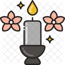 Aromatherapy Beauty Candle Icon