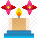 Aromatherapy Candle Candlelight Icon