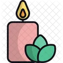 Aromatherapy Candle Aromatic Medicine Spa Icon