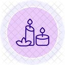 Aromatherapy Candles Spa Icon