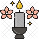 Aromatherapy Beauty Candle Icon
