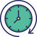 Around The Clock Clock Clockwise Icon