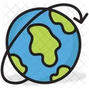 Around The World Worldwide Globe Icon
