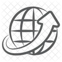 Around The World Worldwide Globalization Icon