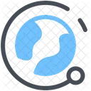 Around Earth Globe Icon