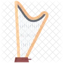 Arpa Musica Instrumento Icono