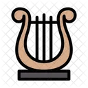 Arpa Musical Instrumento Icono