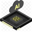 Arquitetura De Chip Ai Integracao De Chip Ai Ai Ícone