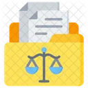 Arquivamento Justica Caso Ícone