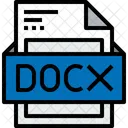 Arquivo Docx Formatos Ícone