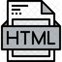 Arquivo HTML Formatos Ícone