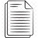 Documento Papel Formato Icon