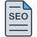 SEO Arquivo Documento Ícone