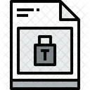 Arquivo Bloqueio Documento Icon