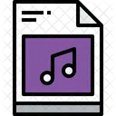 Arquivo Musica Documento Icon