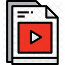 Arquivo Video Documento Icon