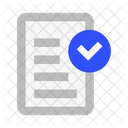 Arquivo Texto Verificacao Ícone
