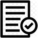 Arquivo Aprovado Arquivo Pagina Ícone