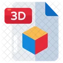 Arquivo 3D  Ícone