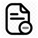 Arquivar Documentar Remover Ícone