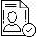 Arquivo Aprovado Documento Aprovar Ícone