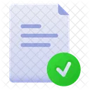 Aprovado Ícone