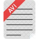 Arquivo avi  Ícone