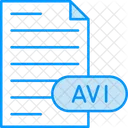 Arquivo avi  Ícone