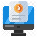 Arquivo Bitcoin Criptomoeda Criptografia Icon