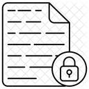 Arquivo bloqueado  Ícone