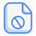 Arquivo bloqueado  Ícone