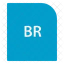 Br Extensao Arquivo Ícone