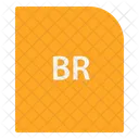 Br Extensao Arquivo Ícone
