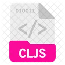 Cljs Arquivo Formato Ícone