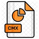 Cmx Arquivo Formato Ícone