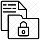 Arquivo De Investigacao Arquivos Confidenciais Arquivos Privados Ícone