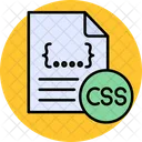 Arquivo Css Css Documento Ícone