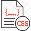 Arquivo Css Css Documento Ícone