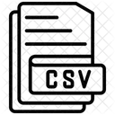 Csv Arquivo Documentos Ícone