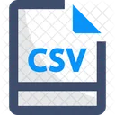 Csv Documento Csv Extensao Csv Ícone