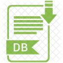 Banco De Dados Arquivo Formato Ícone